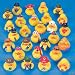 24 Rubber Duck/Ducky Premium Assortment-No 2 Are Alike!