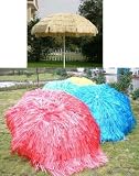 Raffia Hawaii/Hawaiian Grass Garden Parasol Umbrella