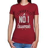 My U Alabama Crimson Tide Ladies 2011 BCS National Champions No. 1 T-Shirt - Crimson
