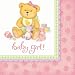 Precious Bear Pink Lunch Napkins 16ct