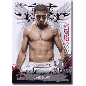 2010 Leaf MMA #83 Jose Aldo (Mixed Martial Arts) Trading Card in Screwdown Display Case