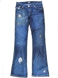 Rock & Republic womens stevie distressed bootcut five pocket jeans