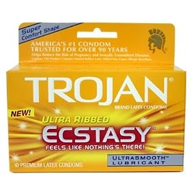 Trojan Ultra Ribbed Ecstasy Ultrasmooth
