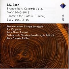 Bach - Brandenburg Concertos 1-3; Flute Concerto in E minor