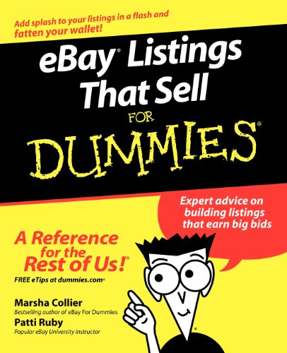 eBay Listings That Sell For Dummies (For Dummies (Computers))