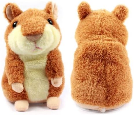 Nicerocker Xmas Mimicry Pet Hamster Talking Plush Animal Toy with Electronic Hamster Mouse for Kids