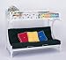 Bunk Bed - C Style Twin / Futon Bunk Bed in White - Coaster