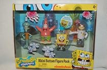 Spongebob Squarepants Bikini Bottom Figure 4Pack Squidward, Patrick, Spongebob Sandy