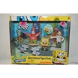 Spongebob Squarepants Bikini Bottom Figure 4Pack Squidward, Patrick, Spongebob Sandy ~ Jakks