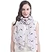 Lina & Lily Basset Hounds Dogs Print Large Scarf Lightweight (Beige)