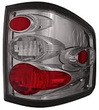 In Pro Car Wear CWT-CE539CS Platinum Smoke Flareside Tail Lamps 2004-2007 Ford F150 / F250 LD