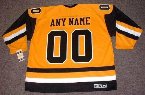 Buy PITTSBURGH PENGUINS 1980's CCM Vintage Throwback Hockey Jersey Customized with Any Name &...