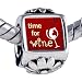 Pandora Style Bead Food Loving Wine Photo Flower European Charm Beads Fits Pandora Bracelet