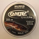 CAMTEC SPEZILINE Wels Zielfischschnur 0,55mm 200m