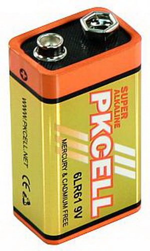 Block-Batterie Super Alkaline 9V Typ 6LR61 1er Blister Block-Batterie Super Alkaline 9V Typ 6LR61 1er Blister