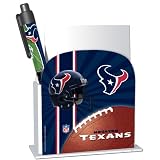 Houston Texans Stationery Desk Caddy with Matching Ballpoint Grip Pen - NFL (12019-1ZG)