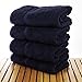 Chakir Turkish Linens Premium Cotton Absorbent Turkish Towels (Bath Towel - Set of 4, Navy Blue)