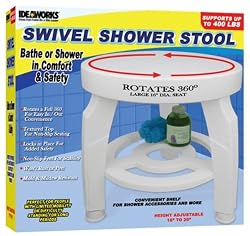 Ideaworks JB5596 Swivel Shower Stool