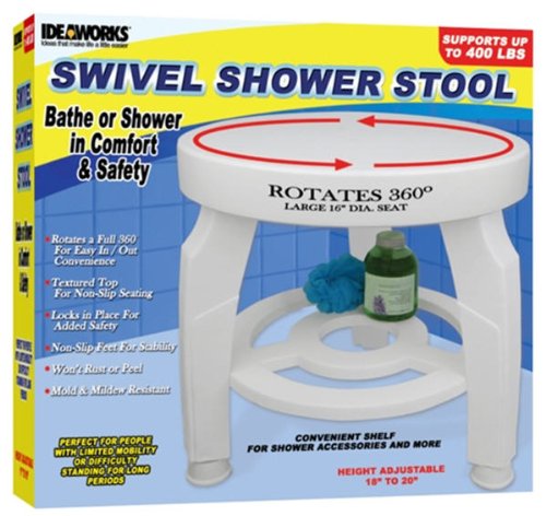 Ideaworks JB5596 Swivel Shower Stool