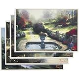 DaySpring Thank You Boxed Greeting Cards w Embossed Envelopes - Thomas Kinkade, 12-Count (51855)