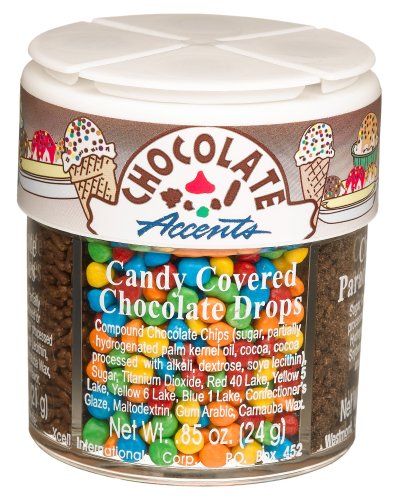 Dean Jacobs 4 Chocolate Ice Cream Accents, Regular, 3.04-Ounce Jars (Pack of 4) by Dean Jacobs