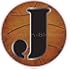 Wall Letter "J" Basketball Alphabet Letters Initial Sticker Vinyl Stickers Kid Decals Children Room Decor Baby Nursery Boys Bedroom Decorations Child Names Personalized Decal Graphic Sports Balls Girl