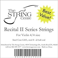 The String Centre Recital II Violin String set, 4/4 Size