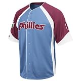 MLB Philadelphia Phillies Cooperstown Wheelhouse Jersey (Large)
