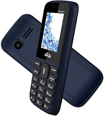 Aqua Phoenix Dual SIM Basic Mobile Phone - Black