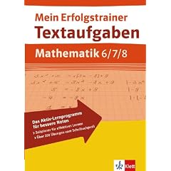 Mein Erfolgstrainer. Textaufgaben Mathematik 6.-8. Klasse