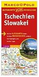 Marco Polo Autokarte plus Reiseguide Tschechien, Slowakei 1:650 000 - 