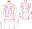 Kurti Women's Clothing Top Chikan Embroidery Size XS (ctop417)