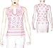 Kurti Women's Clothing Top Chikan Embroidery Size XS (ctop417)