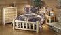Twin Cedar Log Bed