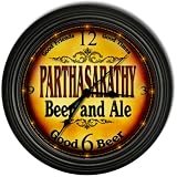 PARTHASARATHY 'S Beer and Ale Cascading Pub Wall Clock