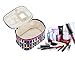 HOYOFO Portable Travel Makeup Bag Cosmetic Organizer Case with Mirror,Beige