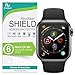 Apple Watch 44mm Screen Protector (Series 4) [6-Pack] RinoGear iWatch Screen Protector for Apple Watch Series 4 44mm Flexible HD Clear Shield Anti-Bubble