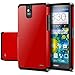ZTE Grand X Max Z787 / Grand X Max+ Z987 Case, Evocel® Dual Layer Armor Protector Case For ZTE Grand X Max Z787 / Grand X Max+ Z987 (Cricket) - Retail Packaging, Fire Engine Red