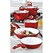 Bialetti Aeternum Red 7252 8 Piece Cookware Set