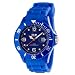 Ice Watch - SI.BE.B.S.09 - Montre Homme - Quartz Analogique - Cadran Bleu - Bracelet Silicone Bleu - Grand Mod�le