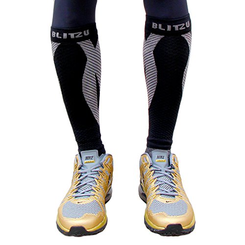 Calf Compression Sleeve (1 Pair) Blitzu Leg Performance Compression