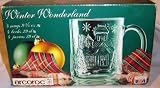 Winter Wonderland Glass Mugs by Durand Glass Manufacturing