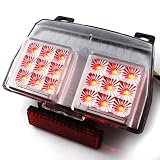 18 Super Bright Spots LED Clear Lens Brake Tail Light Turn Signals Indicators For... by OEM