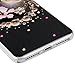 iPhone 7 Plus Case (5.5 inch)-MOLLYCOOCLE Handmade Bling Crystal Rhinestones Diamonds Clear Transparent PC Hard Shell Full Edge Protective Case Cover for iPhone 7 Plus & Clear HD Screen Protector