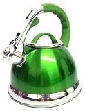 from Prima 3.5 LITRE STAINLESS STEEL WHISTLING KETTLE GREEN Model 11145c
