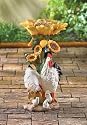 COUNTRY CHICKEN THEME BIRDFEEDER GARDEN DECOR OUTDOOR