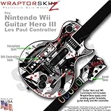 Abstract 02 Red Skin by WraptorSkinz TM fits Nintendo Wii Guitar Hero III ( ....
