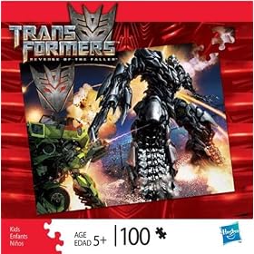 Transformers Revenge of the Fallen 100 Piece Puzzle 'Decepticons'