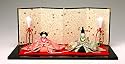 雛人形 親王飾り 『 雅音雛 』 手作り ちりめん細工 お雛