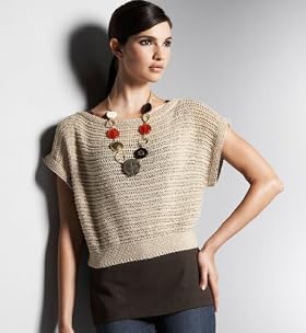 Autograph Weekend Slash Neck Cropped Jumper with Silk Marks and Spencer T509802